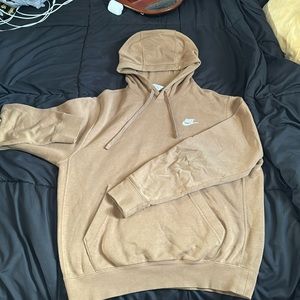 Nike hoodie light brown / beige